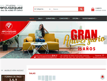 Tablet Screenshot of mueblesveravazquez.com